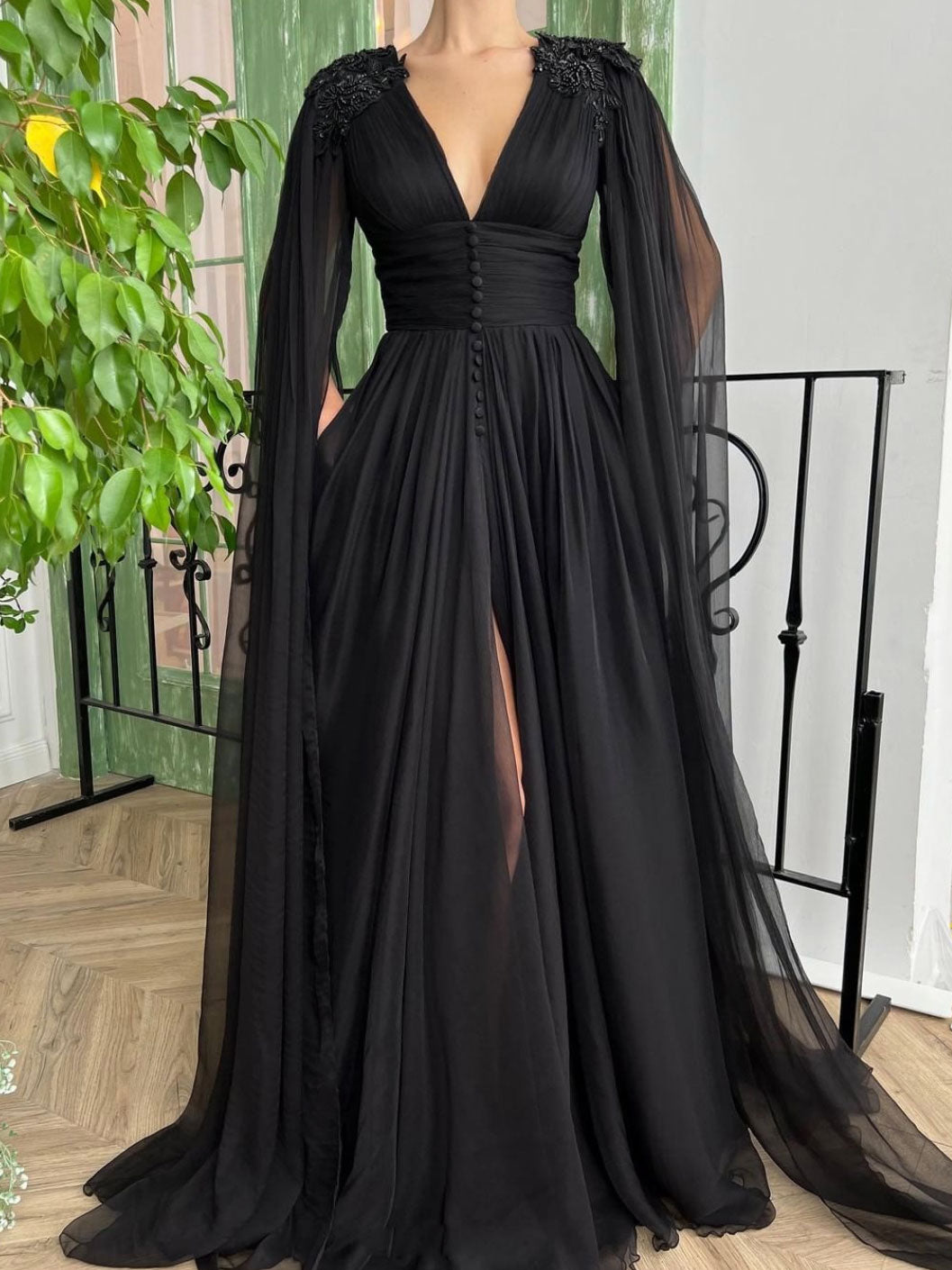 black evening dresses